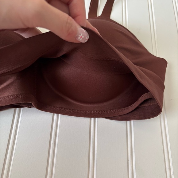 Truekind | Women's Supportive Comfort Wireless Shaping Bra Chocolate Size Large - Picture 2 of 6